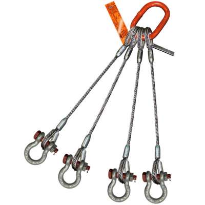 DNV2.7-1 Standard Crane Lifting Stainless Steel Wire Rope Sling Price