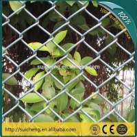 Guangzhou factory free sample galvanized small hole 1 inch chain link fence